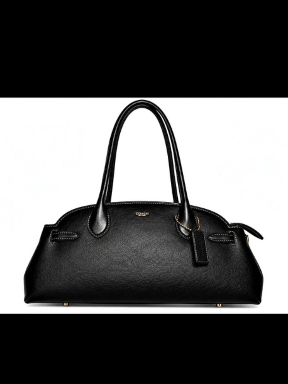 Coach Empire Carryall 34 Black Shoulder Bag